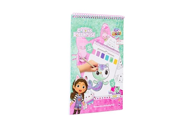 Foto 2 de 5 de Gabby's Dollhouse - Libro para colorear de acuarela para niños