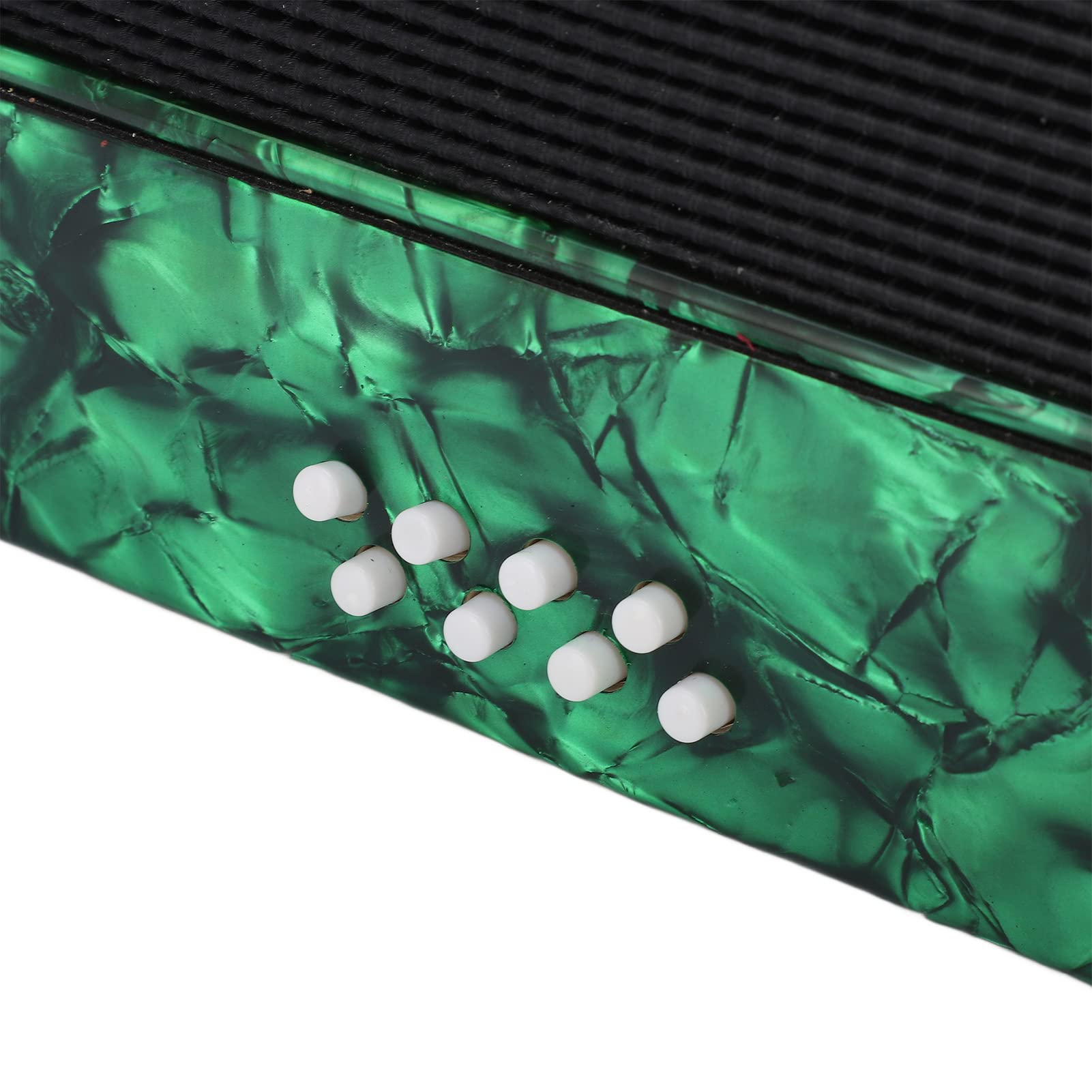Fisarmonica a 22 Tasti e 8 Bassi, Fisarmonica a Mano per Principianti, Strumenti Musicali a Fisarmonica Professionali Dotati di Ance Premium e Cinghie Regolabili per Performance