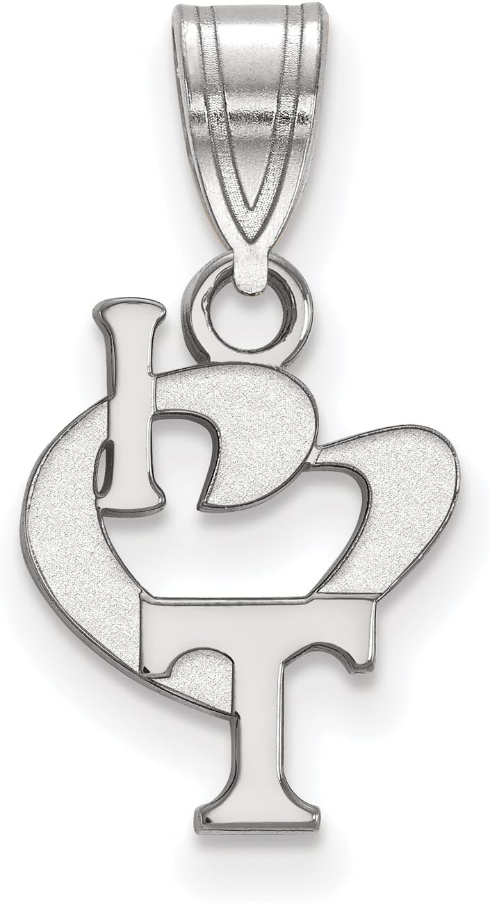 Sterling Silver LogoArt University of Louisville Small Dog Tag