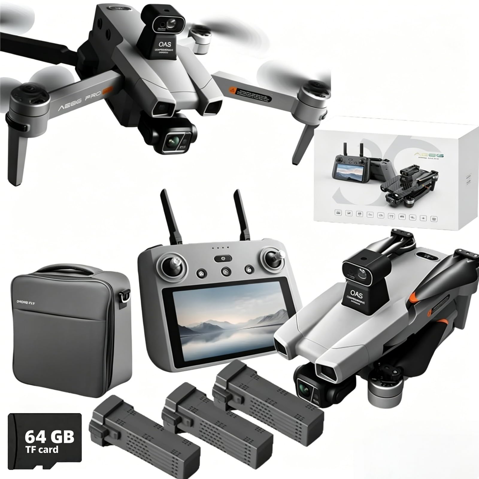 Amazon.com: Cyaxzolp AE86ProMax+Drones with Camera for Adults 4K