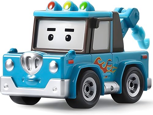 Miniatura 54 de Robocar Poli, Poke - Autos de juguete de metal, excavadora, vehículos de construcción, camión de juguete, regalos de cumpleaños para niños y niñas