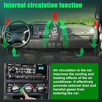 Climate Control Module for Chevrolet GMC C1500 C2500 C3500 K1500 K2500 K3500 Tahoe Suburban Yukon, Cadillac Escalade, #OE 599-006 AC Control Switch w/Rear Window Defogger