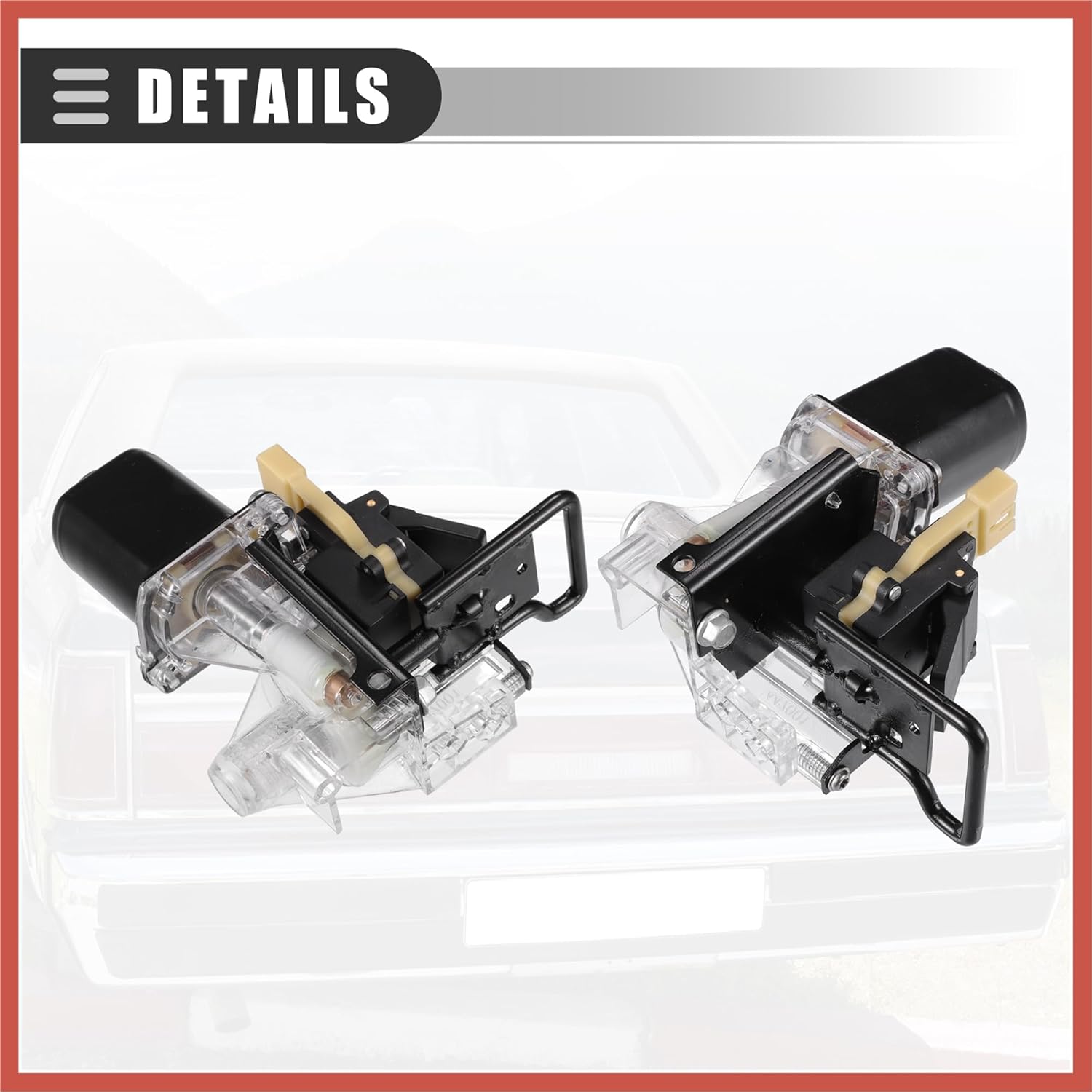 ACROPIX Trunk Pull Down Motor, Rear Trunk Release Tailgate Lock Motor, for Lincoln Town Car 1985-2002, Metal Plastic, Black Car Parts