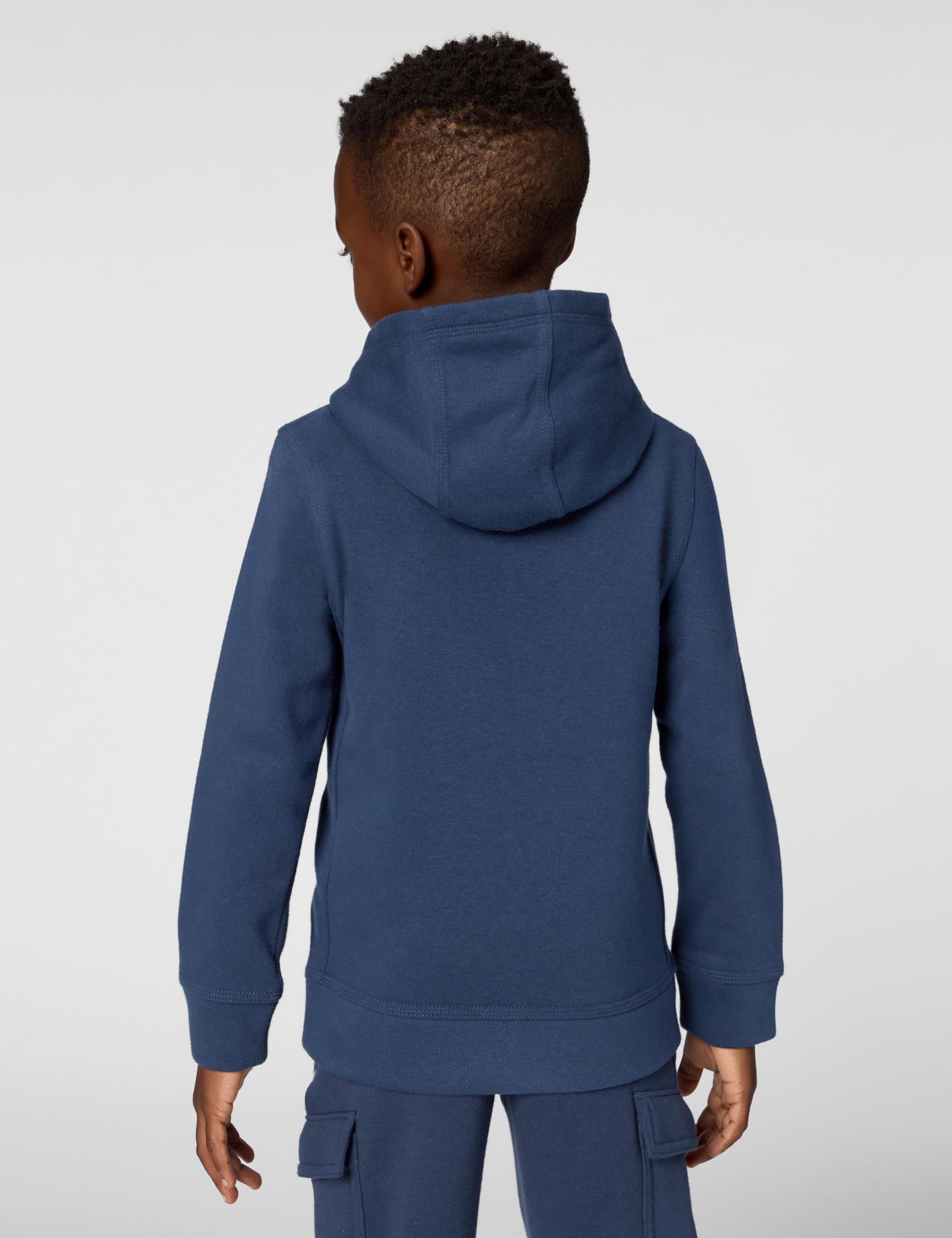 Nike Club Fleece Lbr Felpa con Cappuccio Unisex - Bambini e Ragazzi (Pacco da 1)
