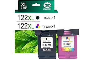 Compatible HP 122XL Ink Cartridge Replacement for HP 122 122XL Use with HP Deskjet Printers