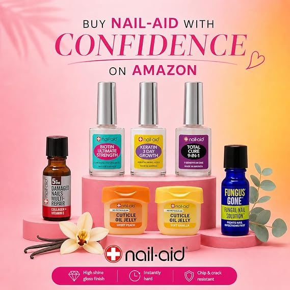 1 MINUTE ARTIFICIALS Instantly Hard as Acrylics - Crack Proof, Chip Proof Finish - Salon Quality Shine + Long Wear