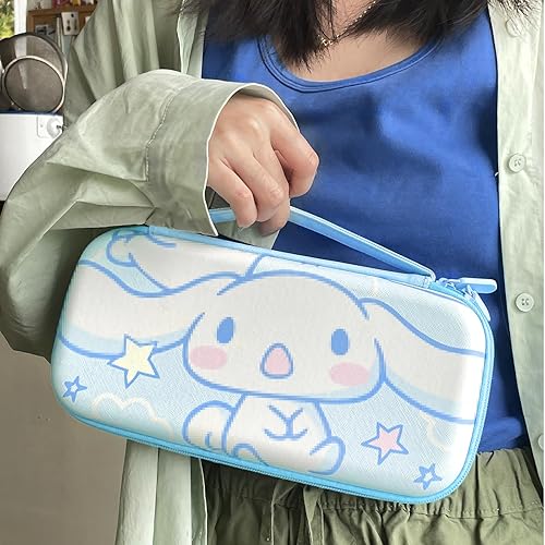 Miniatura 7 de TIKOdirect Carrying Case for Switch OLED, Cute Portable Travel Bag in Newest Updated Design of Blue Interior with Soft Protective Case, Screen