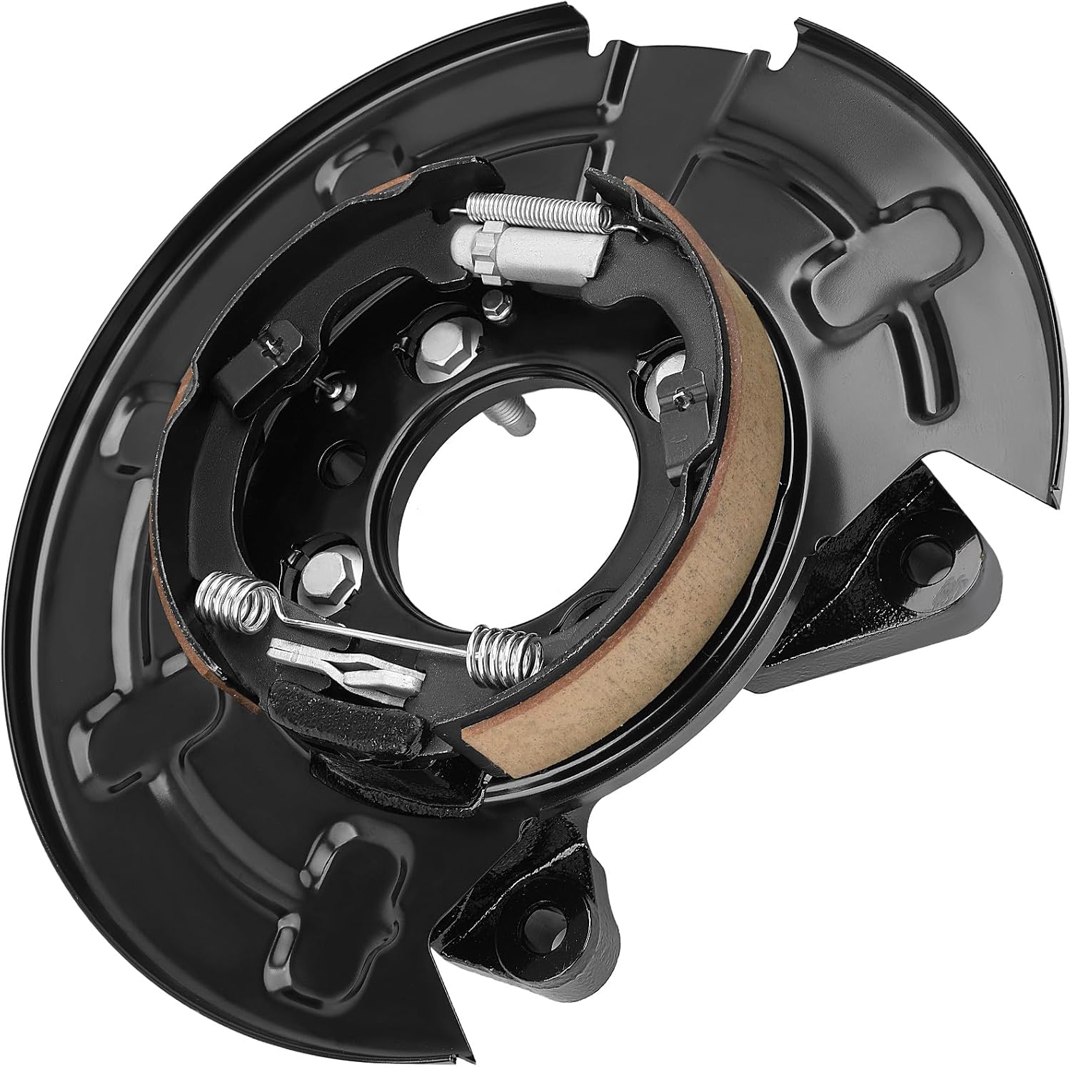 926374 Rear Passenger Side Loaded Parking Brake Backing Plate Assembly, Fit for Ford F-150 2012-2020, Fit for Ford Lobo 2012-2020, Fit for Lincoln Mark LT 2012-2014, OE 926-374, CL3Z2209D