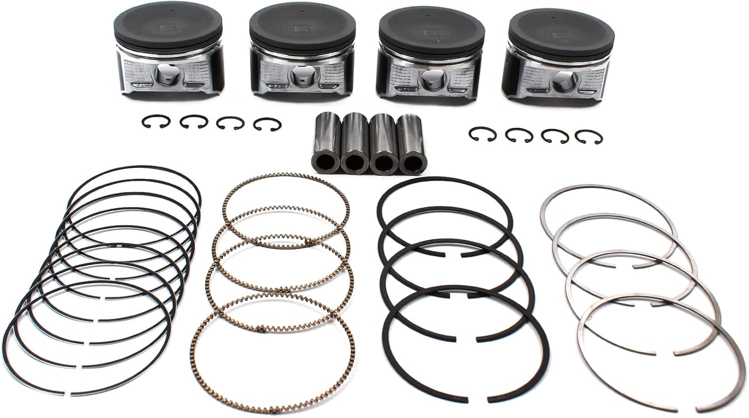 CNS Engine Pistons with Ring Set (.020"=.50MM Oversize