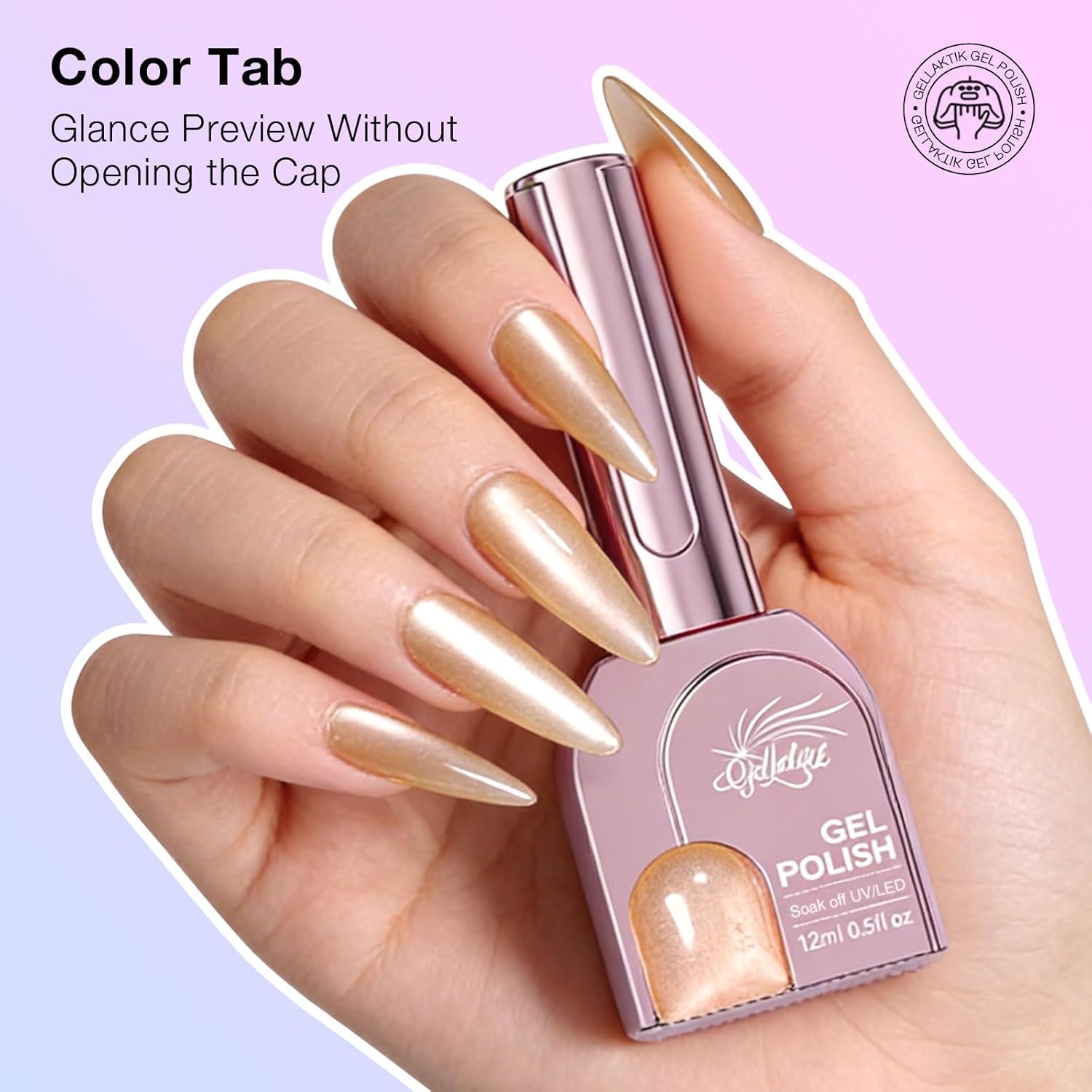 Cat Eye Gel Nail Polish Set, 6 Colors 12ML Glass Nail Polish Gel with Magnet, Soak Off UV LED for Home Salon Manicure Gift for Women