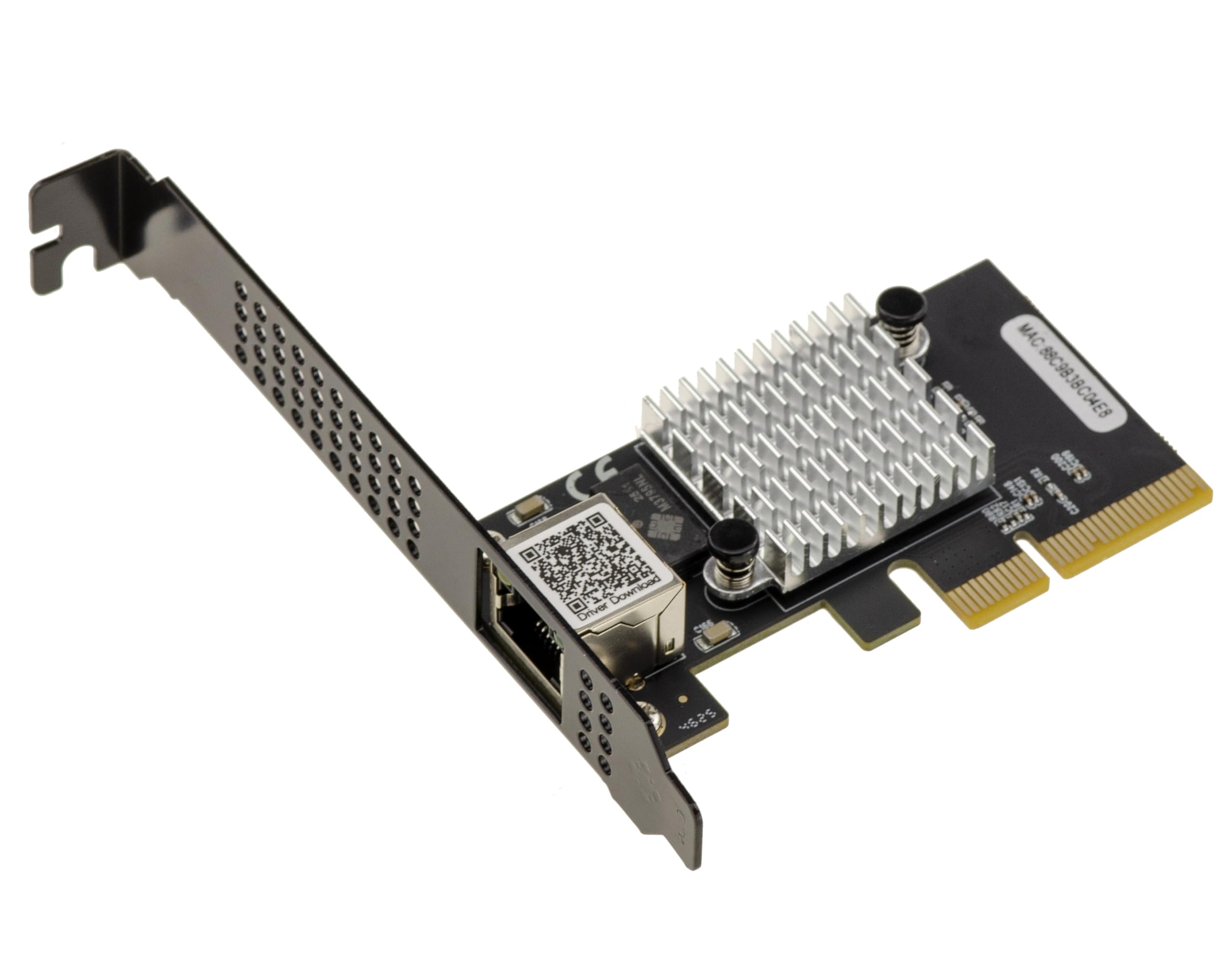 KALEA-INFORMATIQUE Carte PCIe Gen4 x4 RJ45 10G Realtek RTL8127 | Carte réseau PCIe Gen4 x4 à un port RJ45 10 Gigabit Ethernet compatible 1G, 2,5G, 5G et 10G avec chipset Realtek RTL8127.