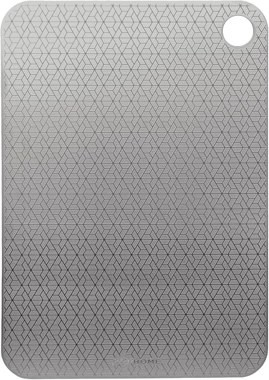 Paslanmaz Çelik Kesme Tahtası Yüzey Işlemeli 1mm Kalınlık, 18x24 cm Yıkanabilir, Gıda Temasına Uygun