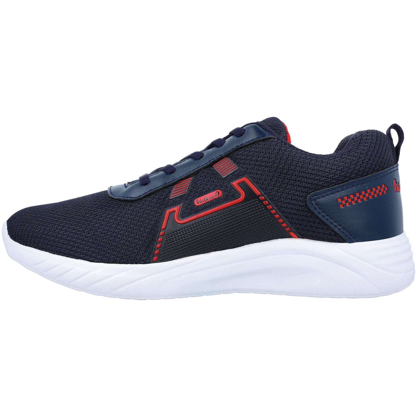 WALKAROO WS3065 Mens Walking Shoe for Casual Wear and Regular use - Navy Blue Red (B0CMX77ZXN) Amazon Price History, Amazon Price Tracker