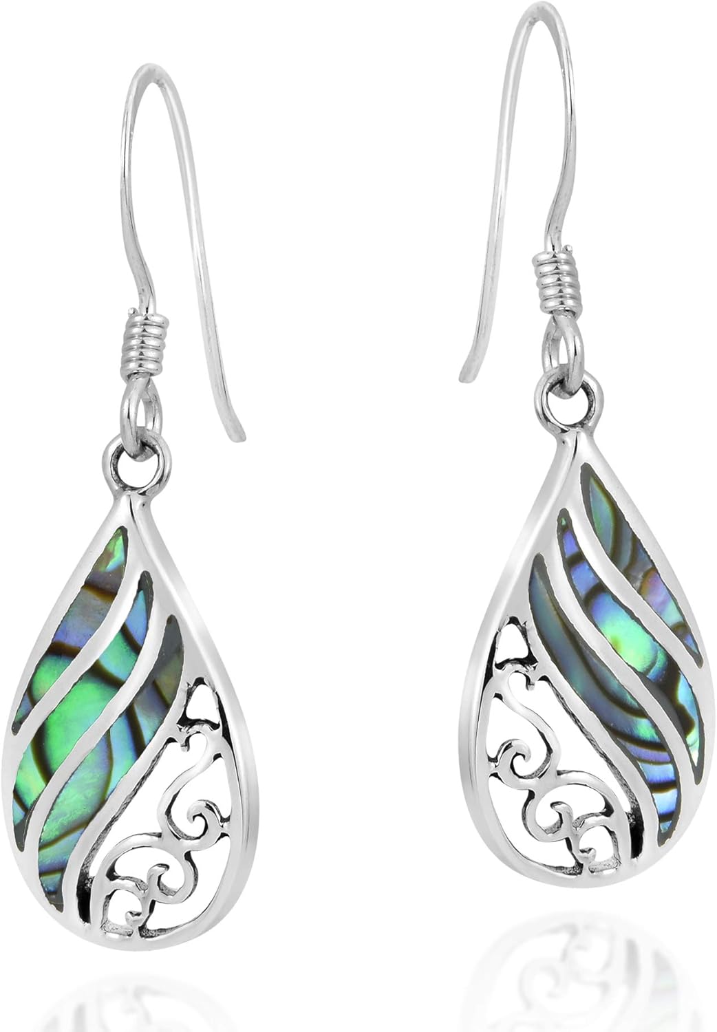Orecchini Pendenti AeraVida Teardrop In Argento Sterling 925 – Fatti A Mano Dalla Thailandia - 5