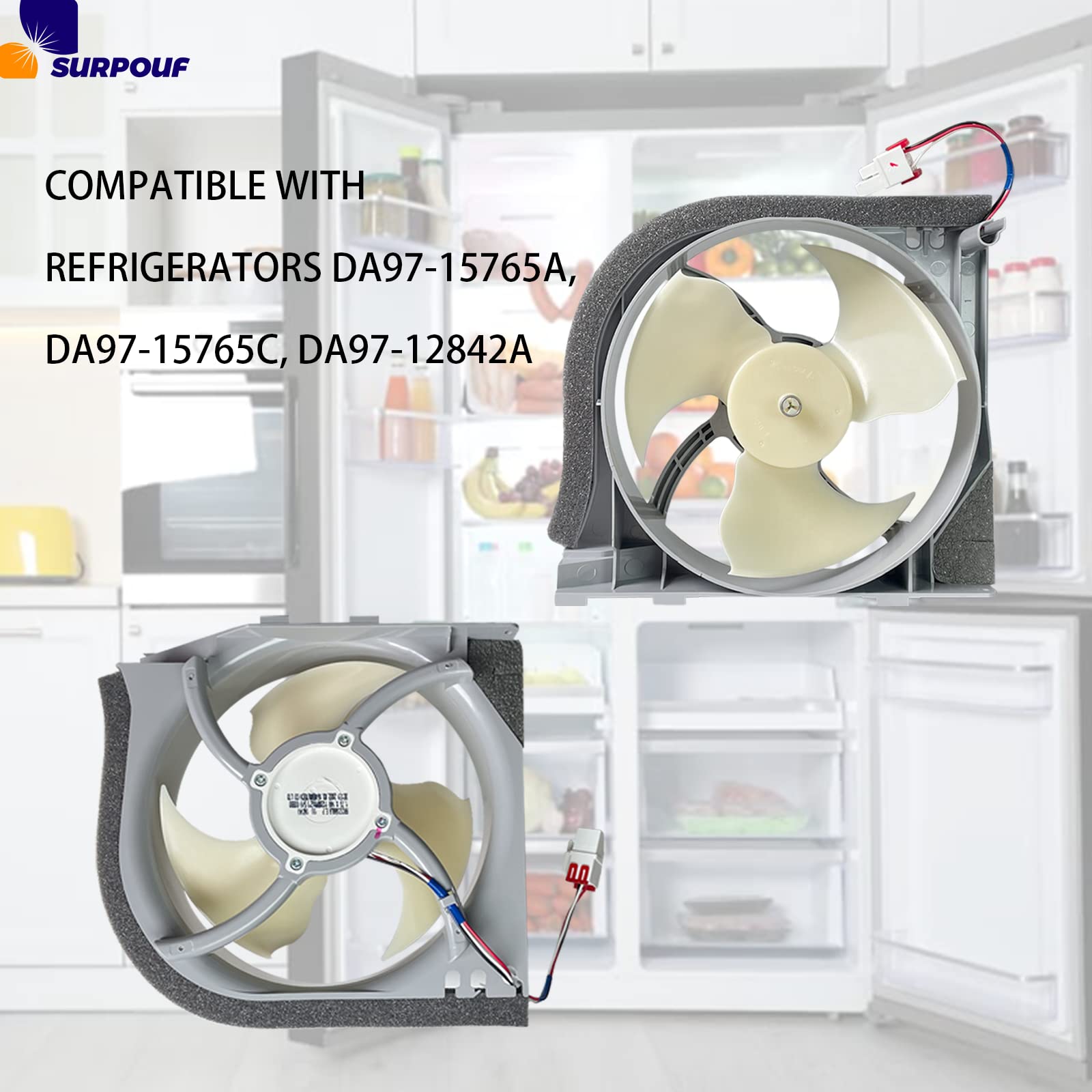 Amazon.com: DA97-15765A Refrigerator Condenser Fan Motor DA97