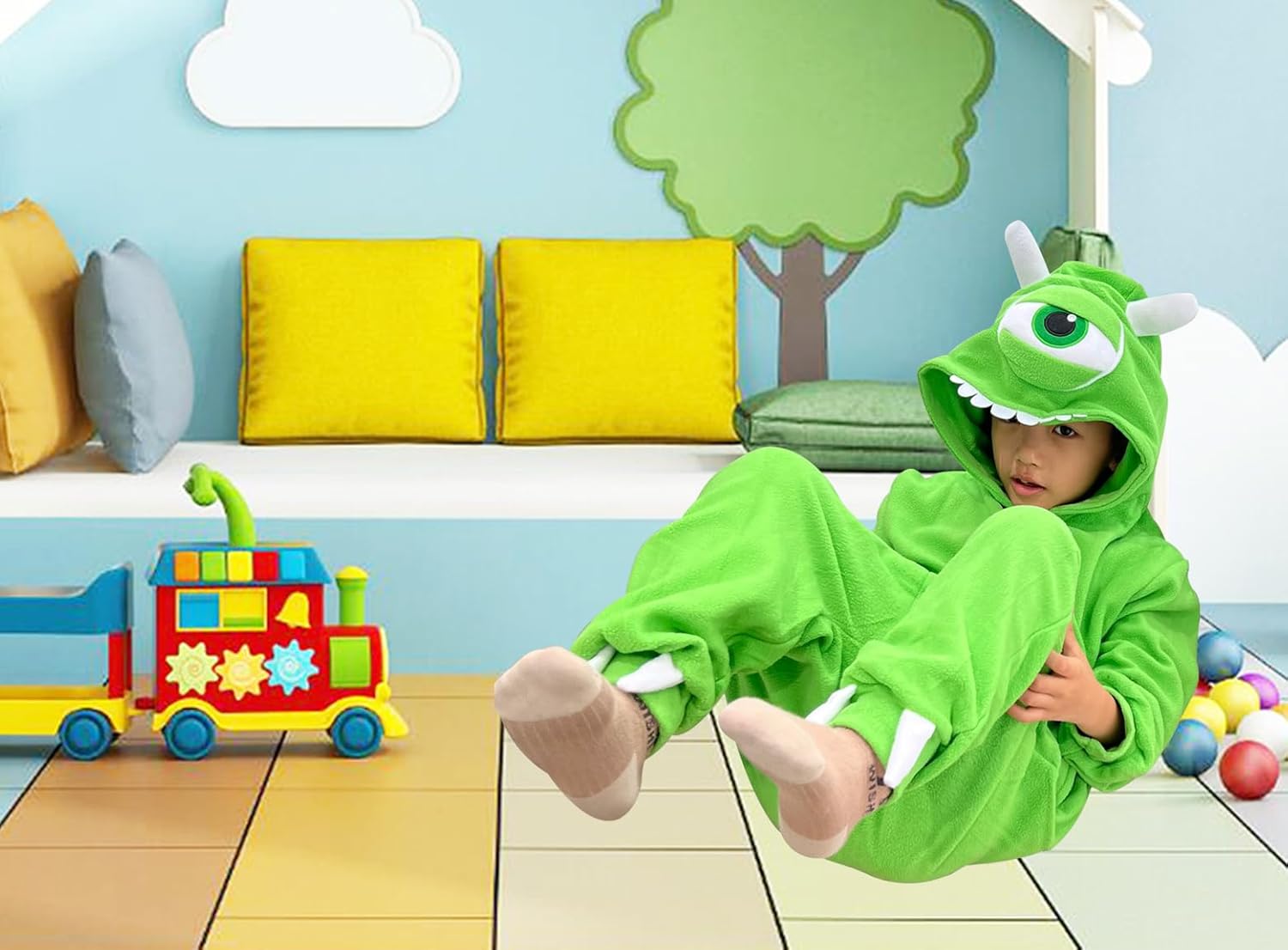 Unisex Children Character Onesie Pajamas Kids Halloween Cosplay Costume/Homewear/Sleepwear - Image 2
