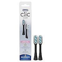 Vista 1 de Oral-B Clic - Cabezales de repuesto para cepillos de dientes, color negro, 2