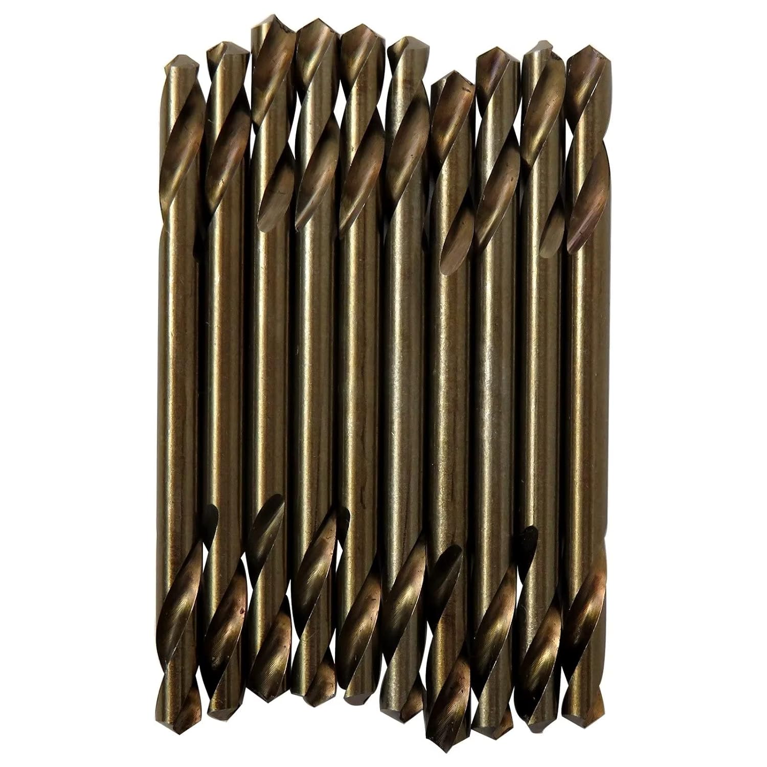 10Pcs 1/8" Double Ended Metal Cobalt M35 Drill Bit Set