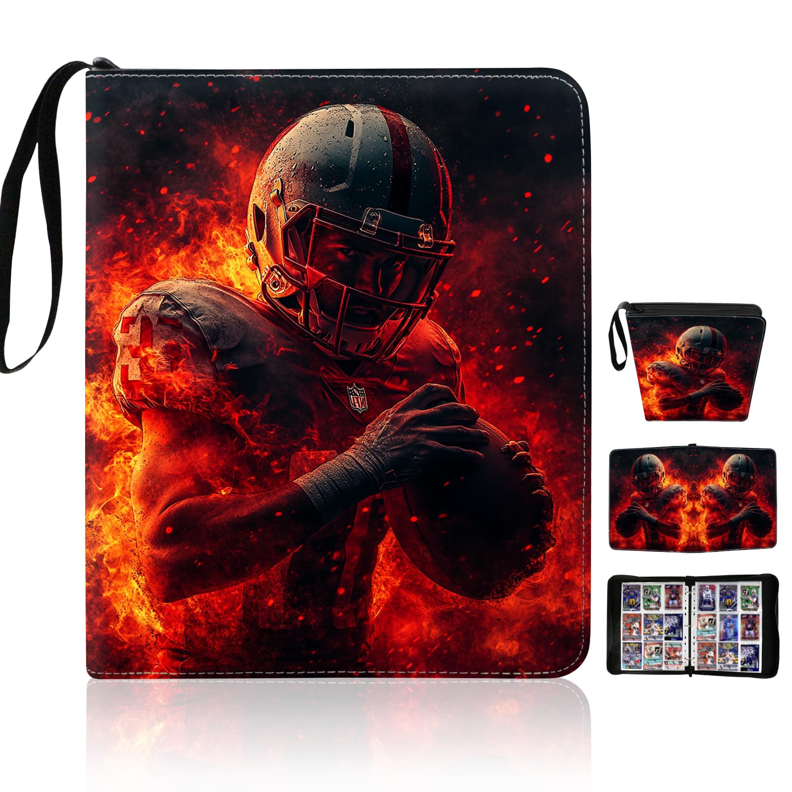 Classeur de cartes de football album 900 pochettes rangement 2025