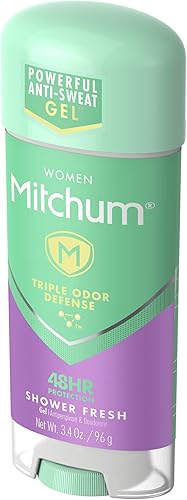 Miniatura 43 de Mitchum Gel antitranspirante y desodorante de triple protección contra olores para mujer, ducha fresca, protección 48 horas, 2.25 onzas