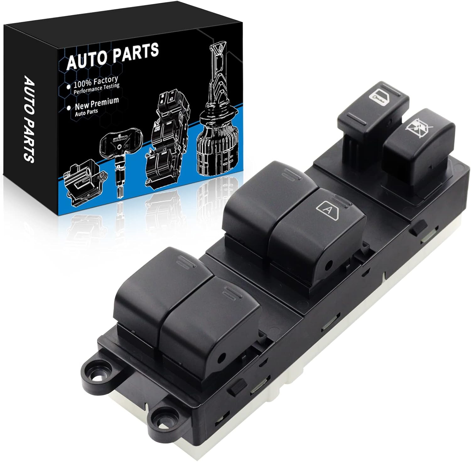 Power Master Window Switch 25401-9W100 Driver Side Fits for:- Nissan Sentra 2007-2012, for:-Nissan Pathfinder 2005 2006 2007 2008, Replaces OE 25401-ZP40B 25401ZP40B 25401-ZJ60A