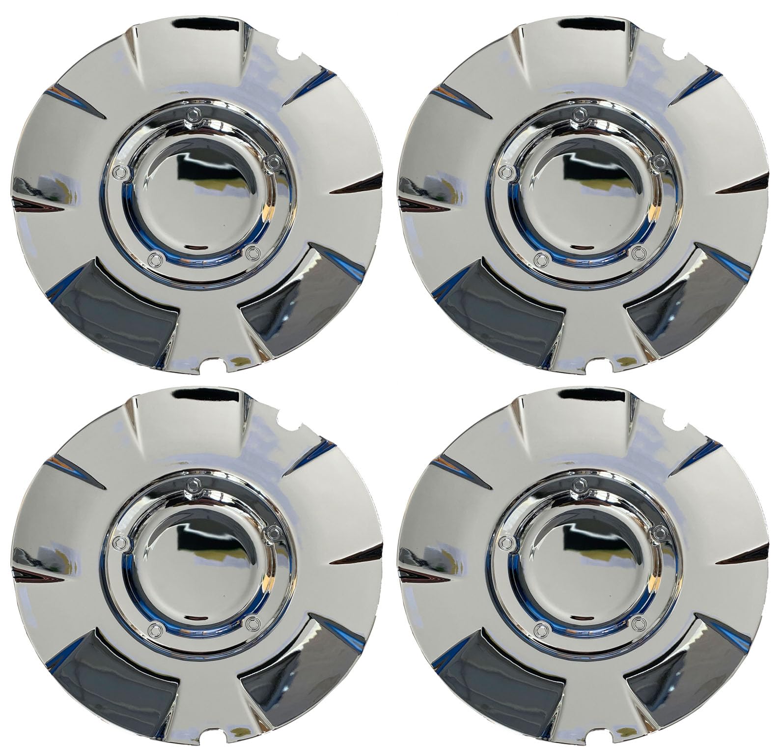 4PCS Chrome Wheel Center Cap Hub Cap15116616 for Silverado SS 20" Sierra 1500 2006-2007