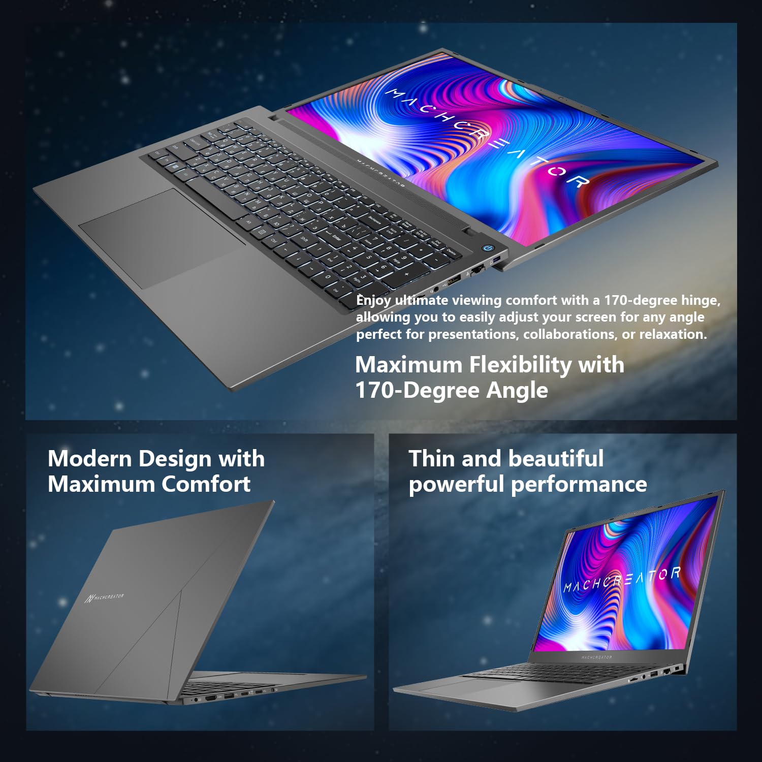 Amazon.com: Machenike 17.3'' Laptop, Intel Processor, 16GB DDR5