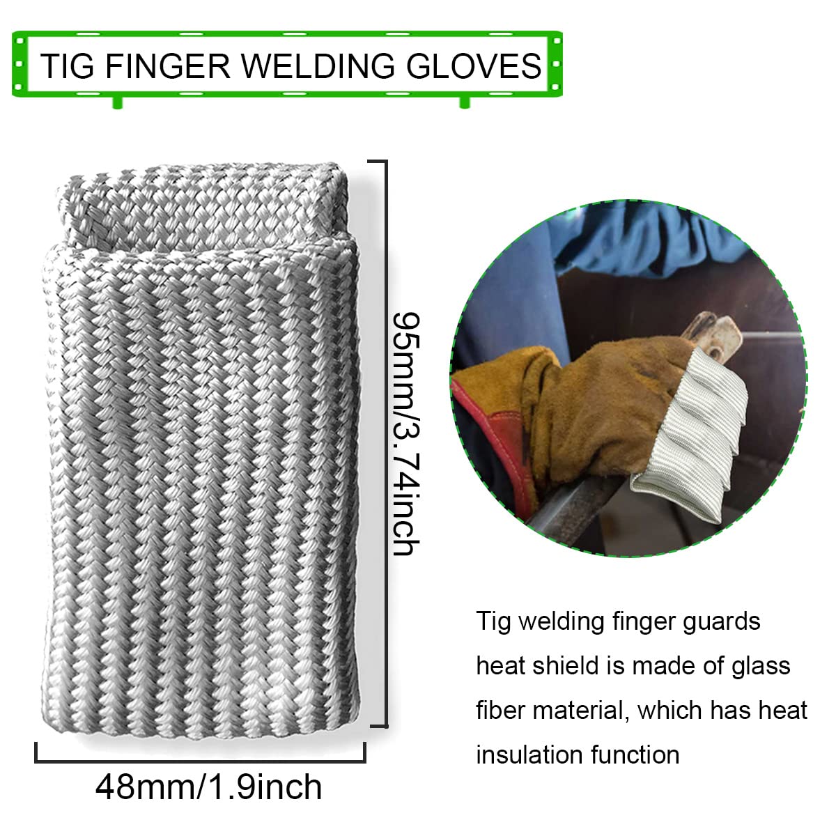 para TIG Kit de Lentes de Gas para soplete de Soldadura #10 Glass Cup Kit, para TIG Welding Torch Accessories Stubby Gas Lens para DB SR WP 17 18 26