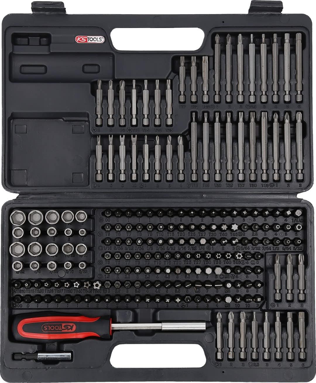 KS TOOLS 1/4" Classic Bit set, 208 pcs