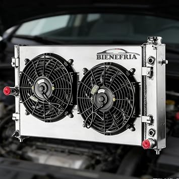 3 Row Aluminum Radiator For 2005-2006 Pontiac GTO Base 6.0L AT V8 w/Shroud Fan Radiators Radiador 05 06