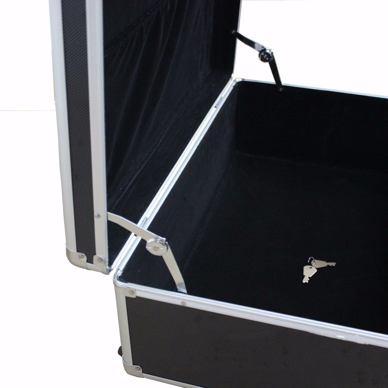 EXMAX Aluminum Alloy Case for Carring The Wireless Tour Guide System, Church, Assistive Listening System Device, Tool, Instrument, Equipment Exhibition, File Storage,etc(555 X 355 X 210mm,Black)