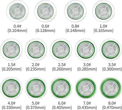 Fishing Line 500M Nylon Fishing Line Diameter 0.10mm to 0.47mm Durable Monofilament Rock Sea/Freshwater Fishing Line Tackle(Gold 500M,8.0)