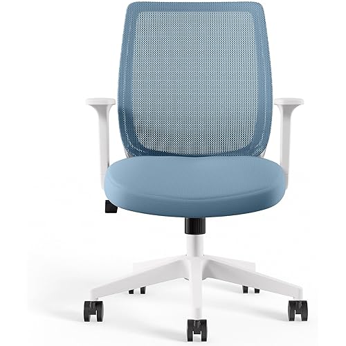 Union & Scale Staples Essentials Ergonomic Fabric Swivel Task Chair, Seafoam (UN60409)