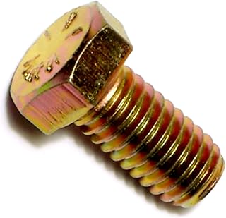 Hard-to-Find Fastener Grade 8 Hex Cap Coarse Large Bolts, Bulk Pack, Steel Hex Bolts for Construction, Home Improvement, 3/8-16 x 3/4, Pack of 50