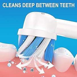 Cellena Replacement Toothbrush Heads Compatible with Oral B Pro 1000 Electric Toothbrush,Professional Clean,Gentle on Gums, Brush Head Refills for Genius/Smart/Vitality Series,8 Count