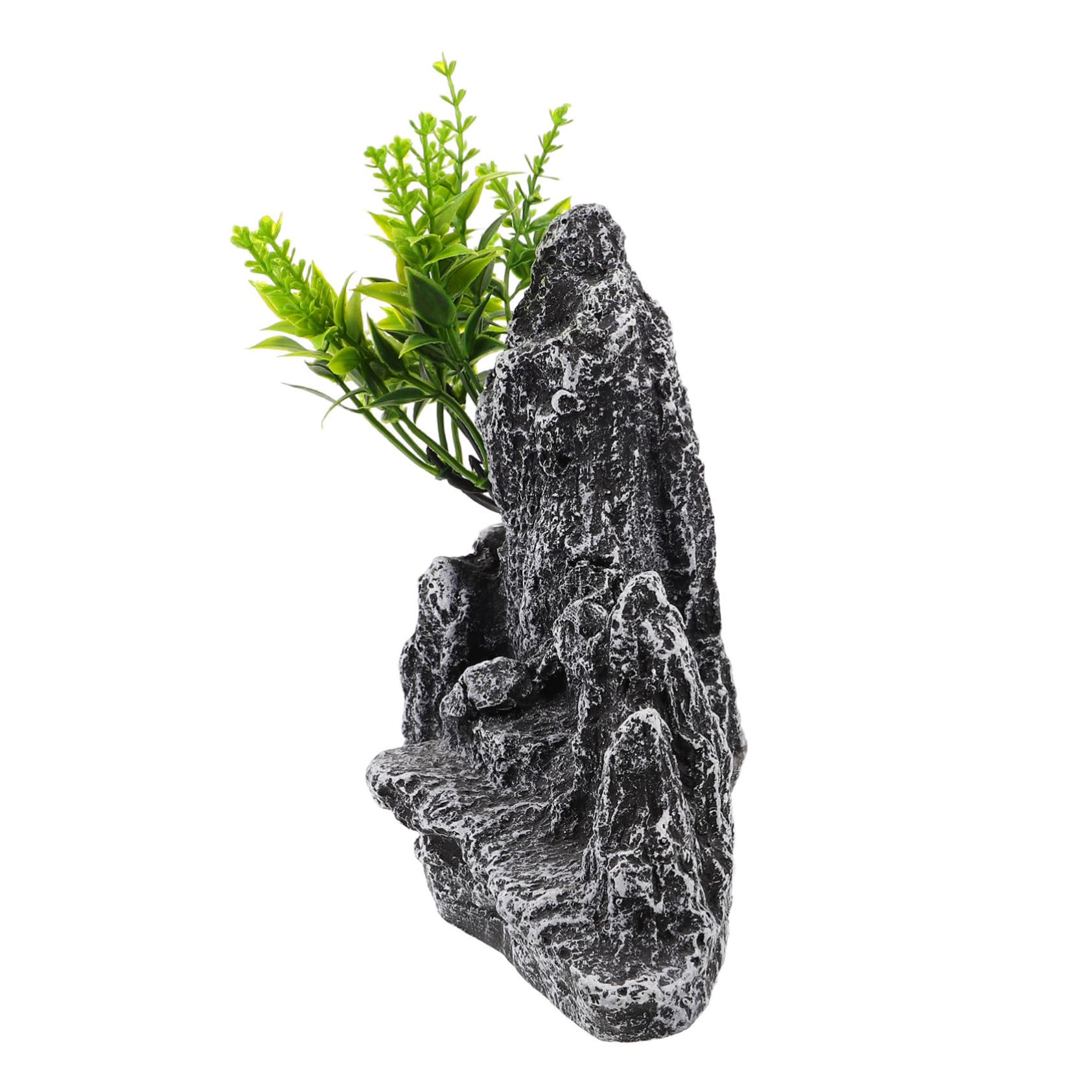Piedra Decorativa para Acuario Resistente y Roca Artificial y Ligera para Jardín Miniatura Paisajístico para Tanque de Peces