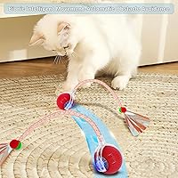 Vista 8 de New Upgraded Cat Ball Toy - Speedy Tail 2.0 Cat Toy, Interactive Cat Toy Ball, Stimulating Toys and Juguetes para Gatos, Cat Toys for Bored