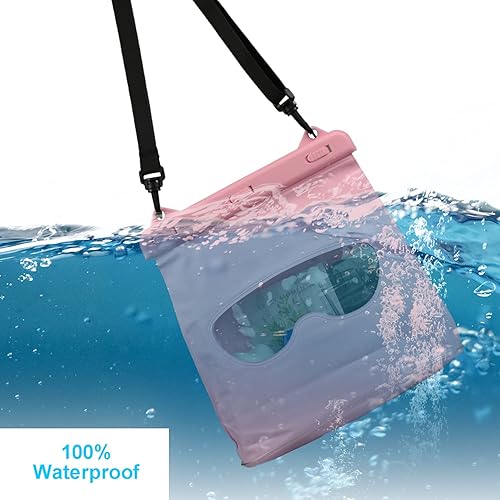 Miniatura 4 de Bolsa impermeable de viaje, bolsa seca impermeable con correa ajustable, seguridad para guardar tu teléfono y objetos de valor, ideal para deportes