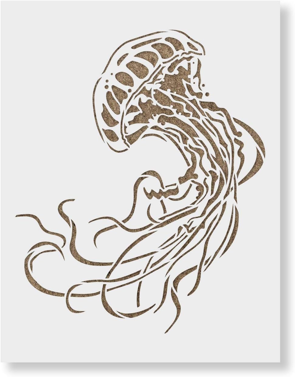 Jellyfish Stencil - Jellyfish Art, Jellyfish, Jellyfish Stencils, Jellyfish Stencil, Stencil A Jellyfish