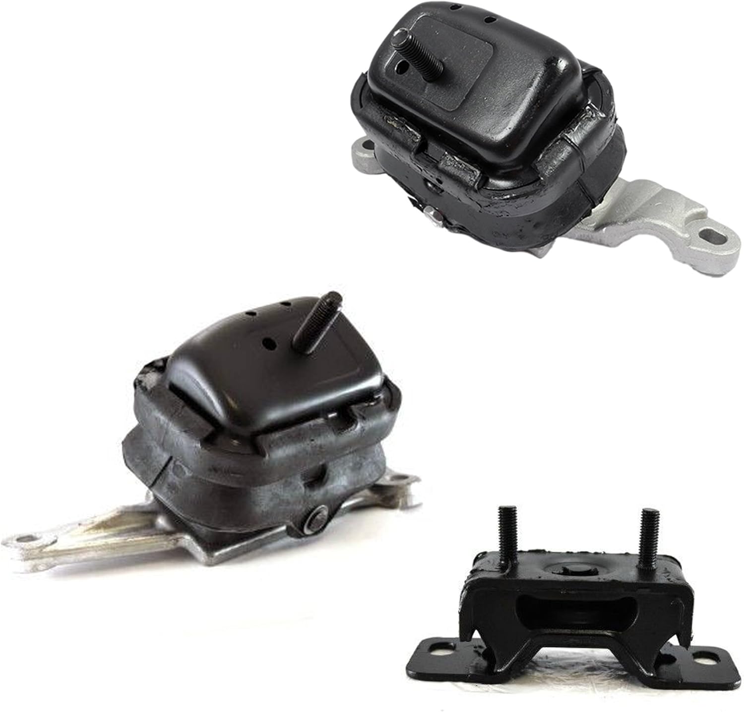 Compatible with 03-08 Lincoln Town Car 4.6L RWD Automatic Engine Motor & Transmission Mount Set 3pcs 2003 2004 2005 2006 2007 2008 5271 5272 5273