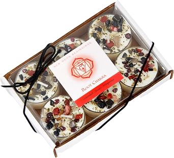 Root Chakra Tealight Candles by New Moon Beginnings
