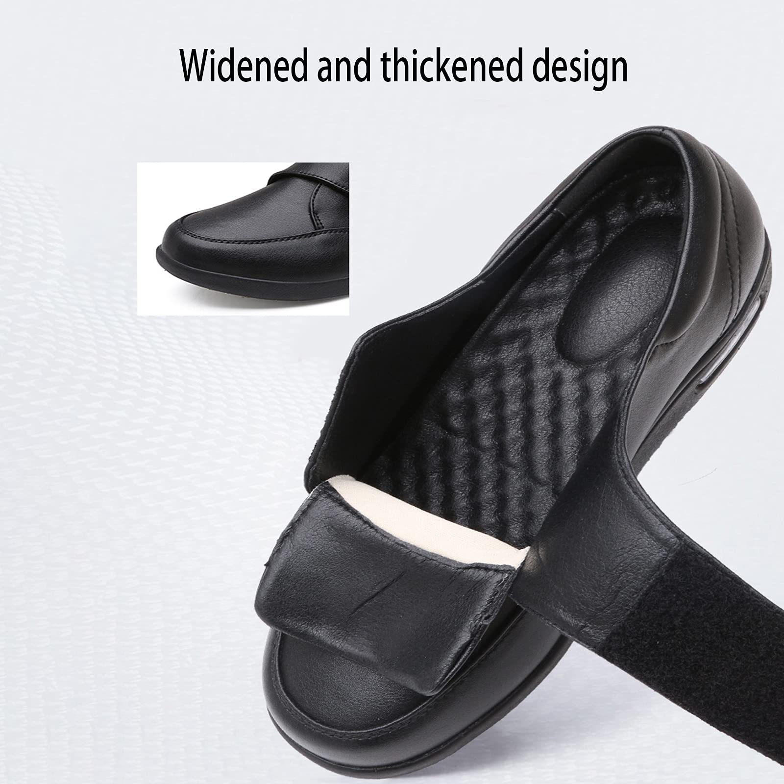 DZQUY Zapatos De Salud para Diabéticos Profesionales Zapatos Salud Multifuncionales Invierno para Comodidad del Hogar Comodidad para Caminar Deportes Al Aire Libre En Interiores,38