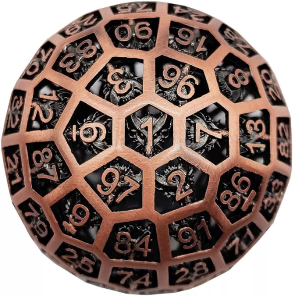 Large D100 Dice, Hollow D100 Dice, DND Dice D100, 1.97 Inches Role