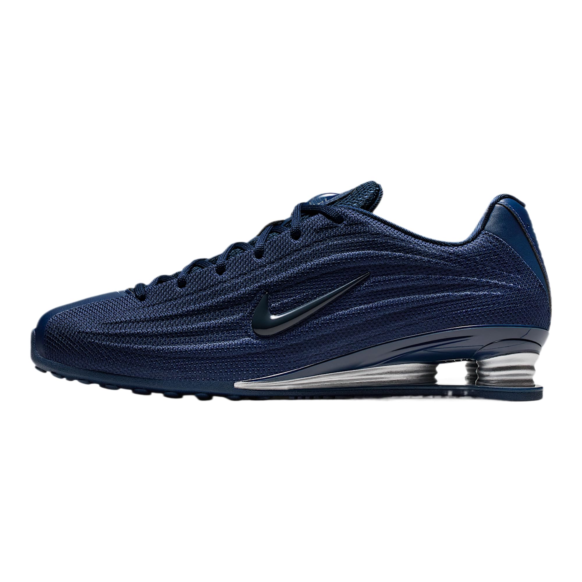 Shox Z Women's Shoes (Midnight Navy/Metallic Silver/Dark Obsidian)