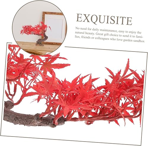 Miniatura 5 de DOITOOL Plantas de micro paisaje, plantas en maceta, decoración artificial, planta de interior, planta de bonsái sintética, planta de escritorio,