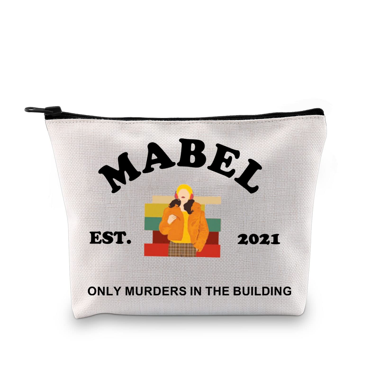 Only Murders Podcast Geschenk – Make-up Tasche „Mabel Bag“ Mit Reißverschluss, 23x17x5 Cm, Segeltuch & 3D-Druck