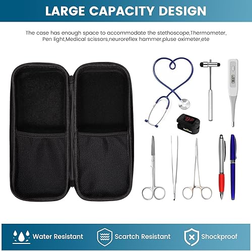 Miniatura 10 de LOVEVOOK Mochila para laptop para mujer con bolsa de cable, antirrobo, viajes, negocios, bolsas de libros, bolsa de médico, color negro