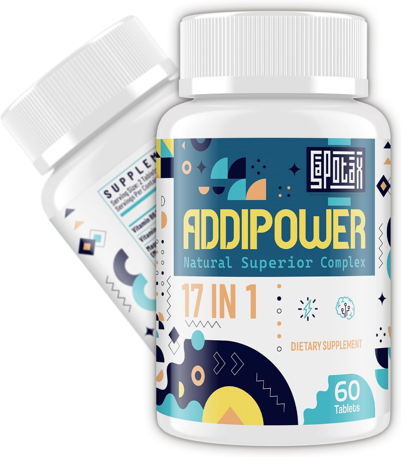 17-in-1 Brain Supplement for Memory and Focus | Nootropic Brain Supplement for Mental Clarity, Concentration, Alertness | Natural Nootropics with Herbal Extracts, Vitamins & Amino Acids (60 Tablets)