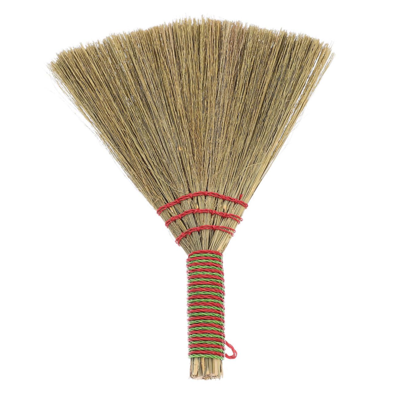 Small Hand Broom for Quick Cleaning Lightweight Miscanthus Desktop Brush Soft Whisk Broom for Home Office Use Compact Tool for Delicate Surfaces