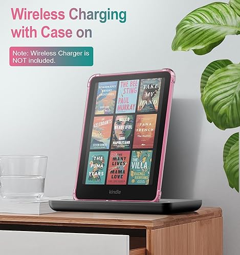 Miniatura 172 de MoKo Funda para Kindle Paperwhite de 6.8" (11ª generación-2021) y Kindle Paperwhite Signature Edition, ultra transparente, suave, flexible, Negro